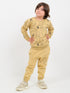 Safari Sketch Fleece Suit (Mustard)