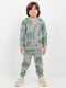 The Dino-Mite Fleece Suit (Grey)