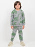 The Dino-Mite Fleece Suit (Grey)