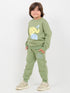 Baby Elephant Jogger Fleece Suit (Soft Green)