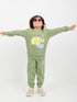 Baby Elephant Jogger Fleece Suit (Soft Green)