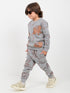 Jungle Jammies Fleece Suit (Grey)
