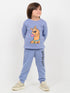 The Scooby Themed Fleece Suit (Dusty Blue)
