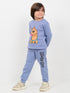 The Scooby Themed Fleece Suit (Dusty Blue)