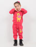 Pooh & Heart Themed Fleece Suit (Rosewood Red)
