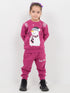 Snow Buddy Fleece Suit (Deep Pink)