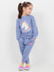 The Unicorn Dreamer Fleece Suit (Dusty Blue)