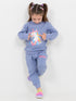 The Unicorn Dreamer Fleece Suit (Dusty Blue)