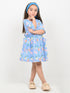 Imported Cotton Bluebell Charm Frock (Sky Blue)