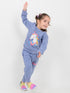 The Unicorn Dreamer Fleece Suit (Dusty Blue)