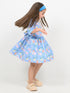 Imported Cotton Bluebell Charm Frock (Sky Blue)