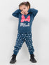 Polka Minnie's Bow Fleece Suit (Midnight Blue)
