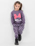 Polka Minnie's Bow Fleece Suit (Purple)