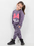 Polka Minnie's Bow Fleece Suit (Purple)