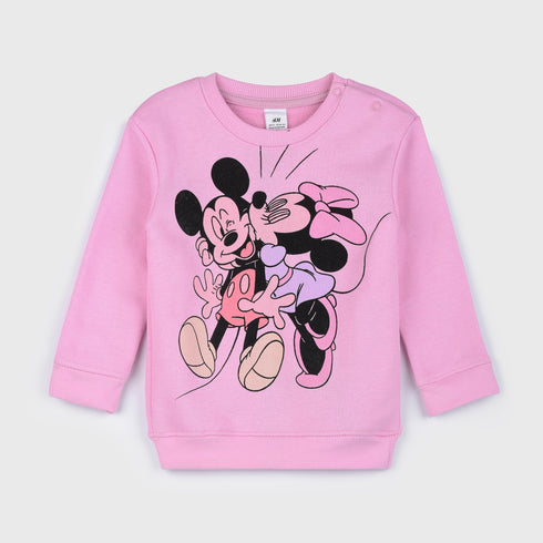 H&M Mickey & Minnie Sweatshirt (Pink)