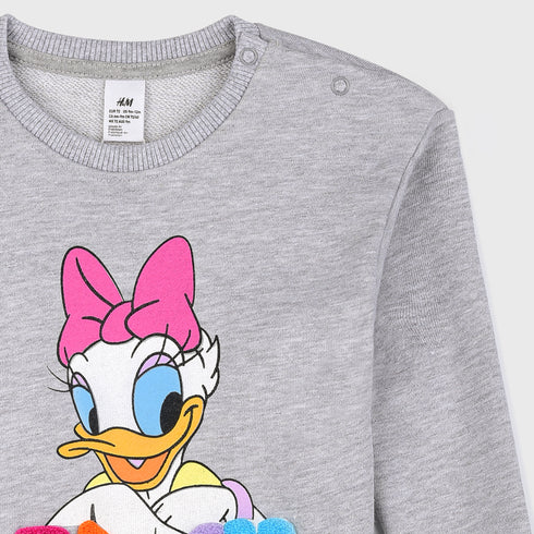H&M Daisy Duck Sweatshirt (Grey)