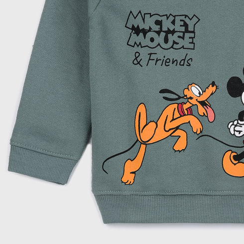 H&M Mickey & Pluto Sweatshirt (Green)