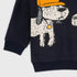 Mango Dog Fleece Sweatshirt (Blue)