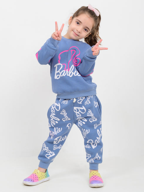 The Barbie Signature Fleece Suit (Denim Blue)