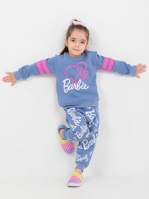 The Barbie Signature Fleece Suit (Denim Blue)
