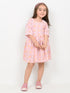 Imported Lawn Rosy Meadow Frock (Soft Coral Pink)