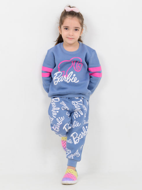The Barbie Signature Fleece Suit (Denim Blue)