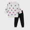 Minnie Mouse Fleece Tracksuit (White-Black)