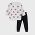 Minnie Mouse Fleece Tracksuit (White-Black)