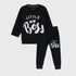 Little Boss Fleece Tracksuit (Black)