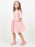 Imported Lawn Rosy Meadow Frock (Soft Coral Pink)