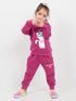 Cozy Cat Fleece Suit (Berry Pink)