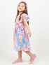 Imported Linen Fairy Meadow Frock (Candy Bloom)