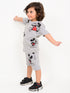Mickey Mickey Mouse Cotton Short Set (Heather Gray)