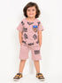 Paw Patrol Cotton Short Set (Mauve)