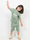 The Snoopy Shuffle Cotton Short Set (Mint Green)