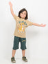 Simba Cub Cozy Cotton Short Set (Golden Yellow & Green)