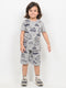 Little Cars Play Cotton Short Set (Light Grey)