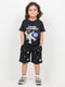 Future Astronaut Cotton Short Set (Black)