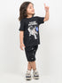 Future Astronaut Cotton Short Set (Black)