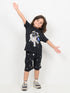 Future Astronaut Cotton Short Set (Black)