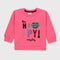 Be Happy Fleece Sweatshirt (Pink)