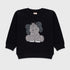 Elephant Fleece Sweatshirt (Black)