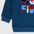 High Five Fleece Sweatshirt (Blue)