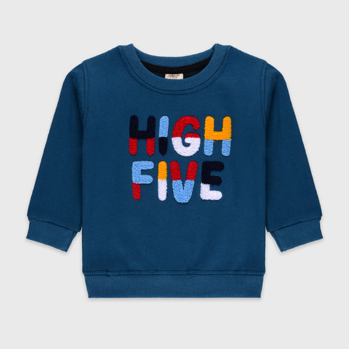High Five Fleece Sweatshirt (Blue)