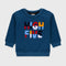 High Five Fleece Sweatshirt (Blue)