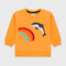 Dolphin Printed Fleece Sweatshirt (Yellow)