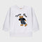 Teddy Bear Fleece Sweatshirt (White)