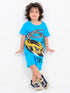 Turbo Racer Cotton Short Set (Electric Sky)