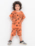 Paw Patrol Themed Cotton Short Set (Tangerine)