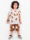 Bear Buddies Cotton Short Set (Teddy Brown)